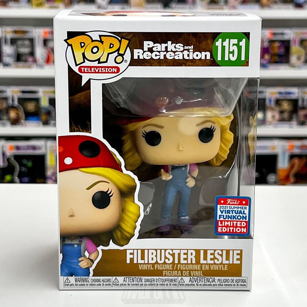 Funko Pop Television Parks and Recreation Filibuster Leslie 1151 Vinyl Figure